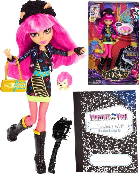 Monster High Lalka Howleen Wolf Upiorka Ycze