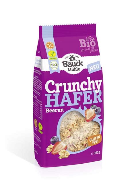 Bauckhof Hafer Crunchy Beeren Bio NaturPur Shop