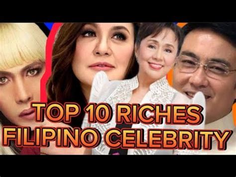 Top Richest Filipino Celebrity Showbiznews Celebrity Trending