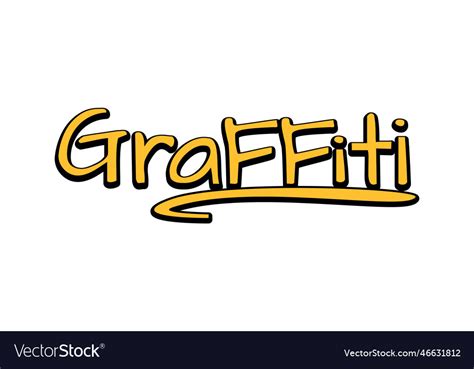 Graffiti street art sticker Royalty Free Vector Image