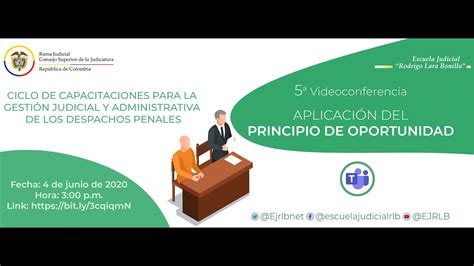 Aplicaci N Del Principio De Oportunidad Youtube