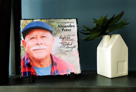 Memorial T Slate Personalized Loss Of Loved One Sympathy T In