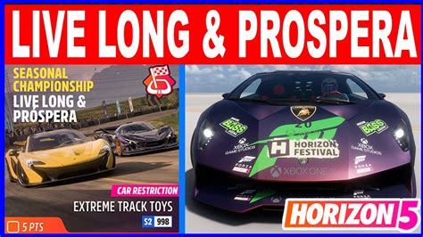 Forza Horizon Live Long Prospera Seasonal Championship Car