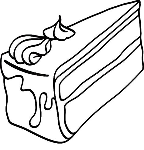 Slice Cake Drawing at GetDrawings | Free download