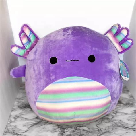 Squishmallow Xho Axolotl Monica The Axolotl Purple Bnwt Htf