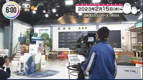 tvmaniaZERO on Twitter 2023 02 15 thetime tbs まつりちゃんの立ち位置を紹介する安住さん