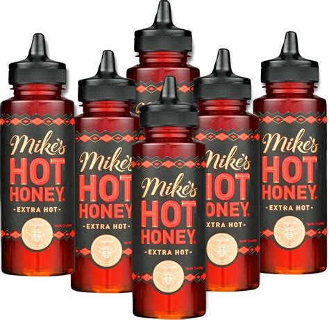 Amazon Mikes Hot Honey Oz Squeeze Bottle Pack Honey With A Kick Sweetness