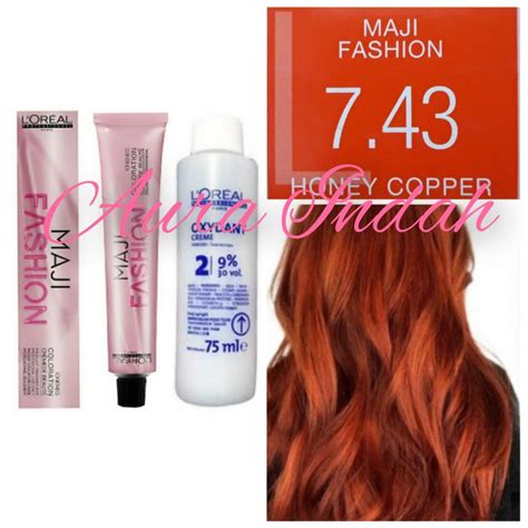 Jual LOREAL MAJIREL NO 7 43 COPPER GOLDEN BLONDE OXYDANT 75ML Shopee Indonesia