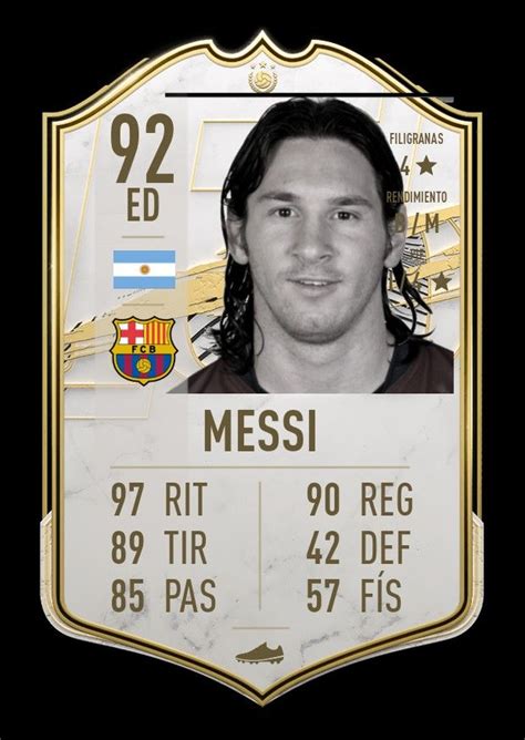 Messi icon | Fifa card, Good soccer players, Fifa