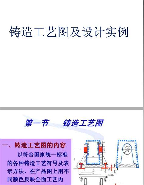 铸造工艺图及设计实例 Word文档在线阅读与下载免费文档