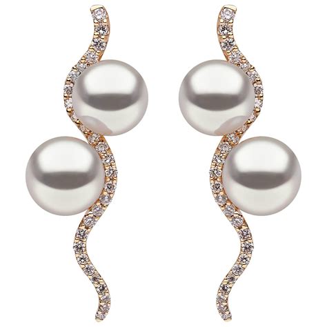 Yoko London Chocolate Pearl Diamond Sapphire And Quartz Earrings In