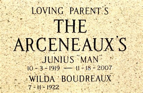 Junius Joseph Man Arceneaux Sr 1919 2007 Mémorial Find a Grave