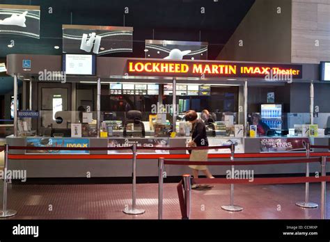 Lockheed Martin IMAX Theater ticket booth Stock Photo - Alamy