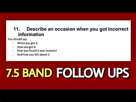 Describe An Occasion When You Got Incorrect Information 20 May Ielts