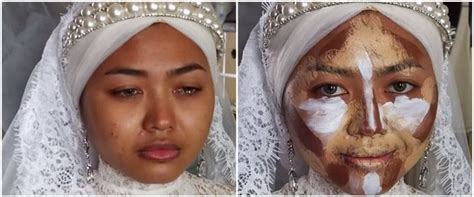 Transformasi Makeup Wanita Dandan Pengantin Mua Nya Panen Pujian