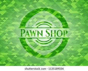 Physical Training Realistic Green Mosaic Emblem Stock Vector Royalty