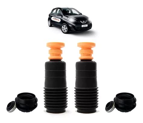 Kit Batente Amortecedor Dianteiro Nissan March Versa Frete Gr Tis