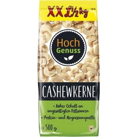 Hochgenuss Indijski oreščki XXL 500 g Piccantino Slovenija