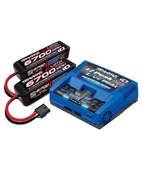 Pack Chargeur EZ Peak LIVE DUAL 2973G 2 X LiPo 4S 6700mAh 2890X Prise