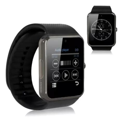 Smartwatch Tomate MTR 08 Reloj Inteligente Caja Negra Malla Negra Y