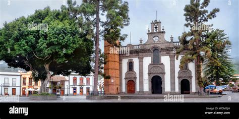 Panoramic View Of Square With Basilica De Nuestra Senora Del Pino Our