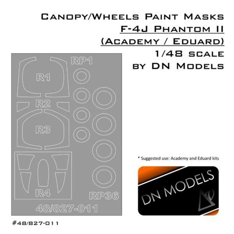 Canopy And Wheels Paint Masks For F J Phantom Ii Rockin Rhino Dn