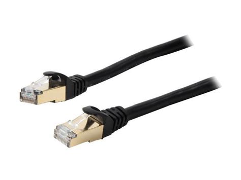 Rosewill Rcw 7 Cat7 Bk 7 Ft Cat 7 Black Shielded Twisted Pair Sstp Networking Cable