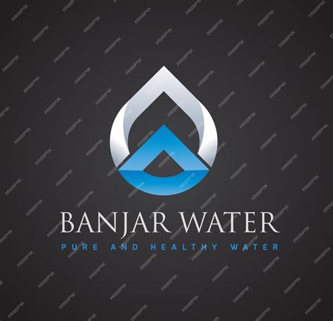 Premium Vector | Water company logo