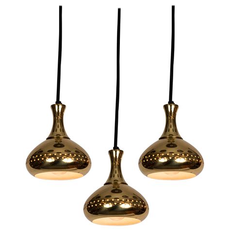 1950s Hans Agne Jakobsson Perforated Brass Pendants For Markaryd For Sale At 1stdibs