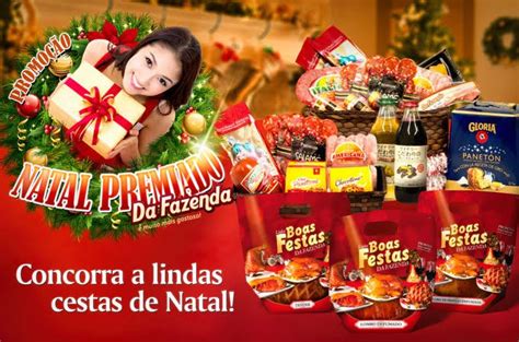 Promoção Natal Premiado Da Fazenda concorra a lindas cestas