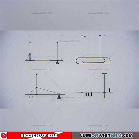 Ceiling Light Sketchup Models