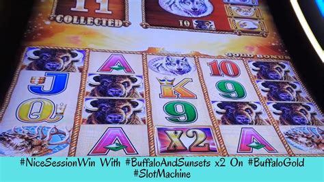 Nice Session Win With Buffalo And Sunsets X2 On Buffalo Gold Slot