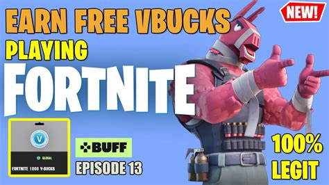 Earn Free Vbucks Playing Fortnite Not A Glitch How To Use Buff Game