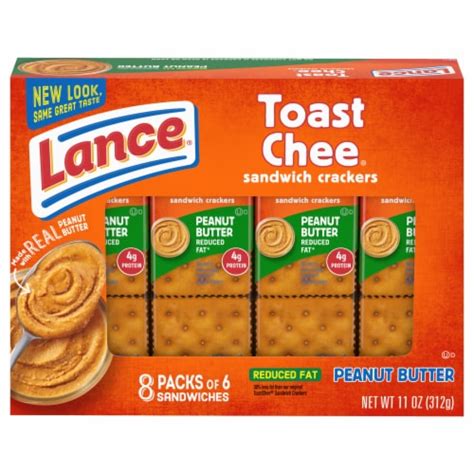 Lance® Toast Chee Peanut Butter Crackers, 11 oz - Kroger