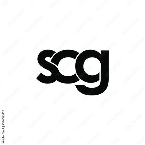 scg letter original monogram logo design Stock Vector | Adobe Stock