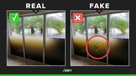 Photo Showing Windows Holding Back Hurricane Ian Floodwaters Is Real