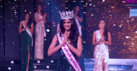 Telangana Engineer Manasa Varanasi Crowned Vlcc Femina Miss India