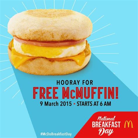 The Food Alphabet and More: Free McMuffin on National Breakfast Day ...