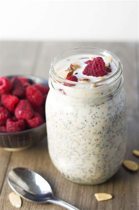 Raspberry Overnight Oats The Forked Spoon