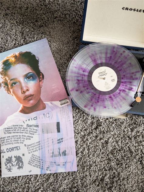 Manic Halsey Purple Splatter Vinyl Halsey Vinyl Aesthetic Vinyl