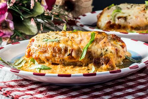 Keto Lasagna Stuffed Chicken Tasty Low Carb