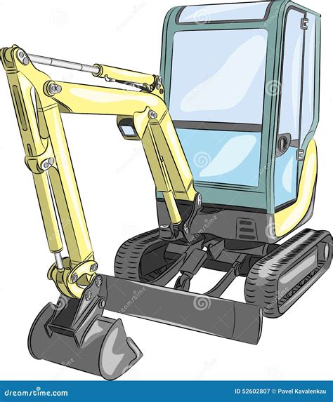 Mini Excavator Cartoons, Illustrations & Vector Stock Images - 273 Pictures to download from ...