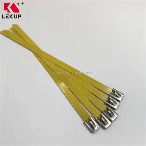 Buy Heavy Duty Metal Tie Wraps Multi Purpose Epoxy Coated Zip Tie