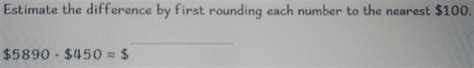 Nalutas Estimate The Difference By First Rounding Each Number To The