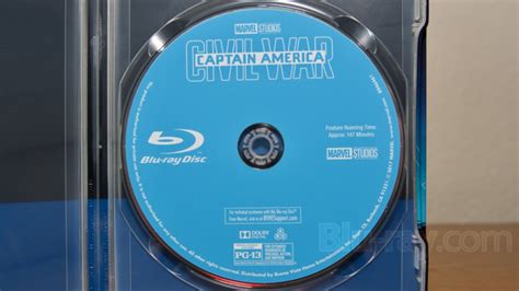 Captain America Civil War Blu Ray Best Buy Exclusive SteelBook