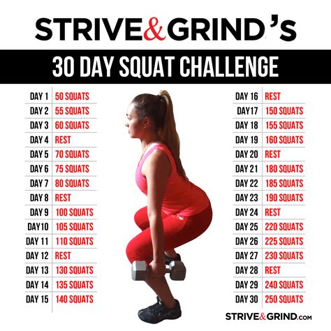 30 Day Squat Challenge