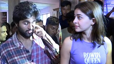 Vijay Devarakonda And Ananya Pandey Exclusive Visuals Sudharshan