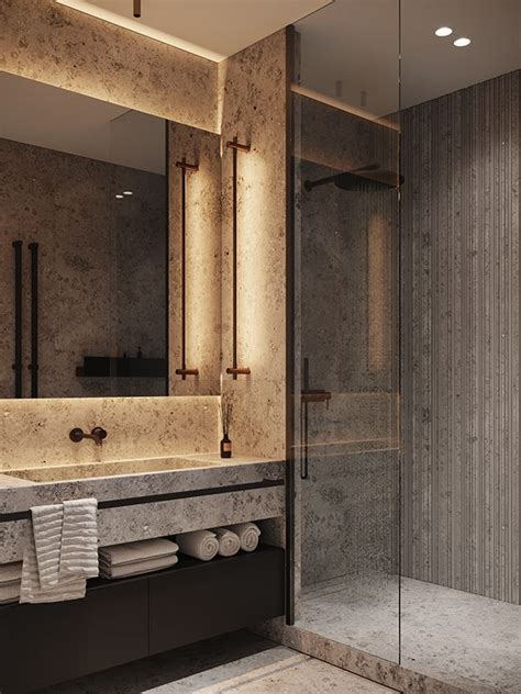 SUBBOTA On Behance Modern Bathroom Design Bathroom Design Luxury