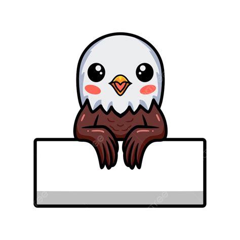 Cute Eagle Cartoon Drawing