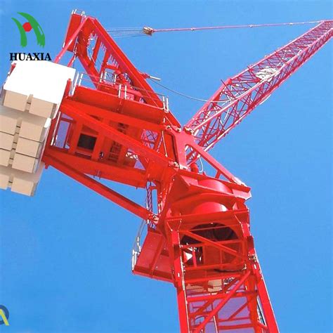 T Qtd Construction Tower Crane With Luffing Jib For Sale China